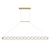 Lampa wisząca szklana złota MOD555PL-L18G3K z serii Amulet - Lampy Maytoni