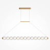 Lampa wisząca szklana złota MOD555PL-L18G3K z serii Amulet - Lampy Maytoni
