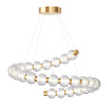 Lampa wisząca szklana złota MOD555PL-L35G3K z serii Amulet - Lampy Maytoni