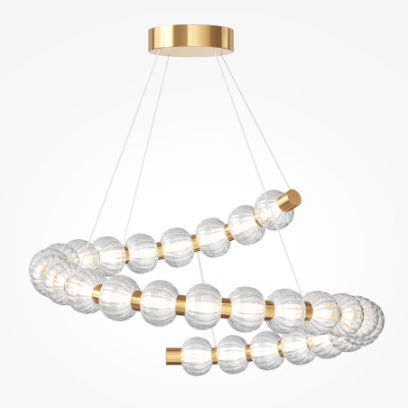 Lampa wisząca szklana złota MOD555PL-L35G3K z serii Amulet - Lampy Maytoni