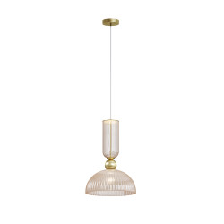 Lampa wisząca szklana złota MOD302PL-01CG1 z serii Antic - Lampy Maytoni