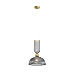 Lampa wisząca szklana złota MOD302PL-01GR1 z serii Antic - Lampy Maytoni