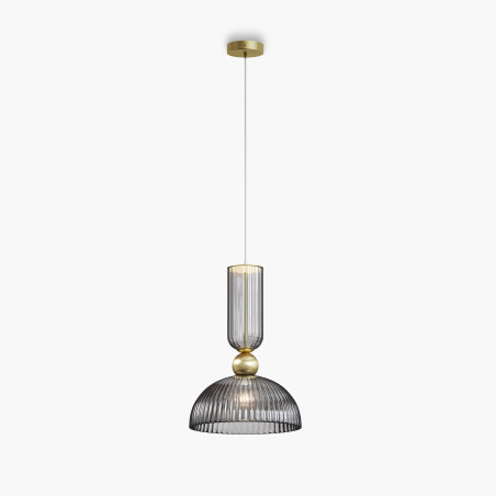 Lampa wisząca szklana złota MOD302PL-01GR1 z serii Antic - Lampy Maytoni