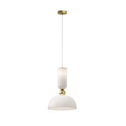 Lampa wisząca szklana złota MOD302PL-01W1 z serii Antic - Lampy Maytoni