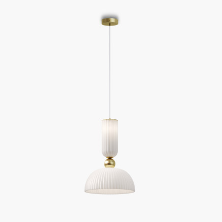 Lampa wisząca szklana złota MOD302PL-01W1 z serii Antic - Lampy Maytoni