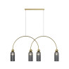 Lampa wisząca szklana złota 4-punktowa MOD302PL-04GR z serii Antic - Lampy Maytoni