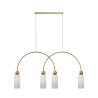 Lampa wisząca szklana złota 4-punktowa MOD302PL-04W z serii Antic - Lampy Maytoni