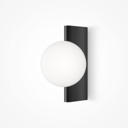 Kinkiet szklany czarny MOD324WL-01B z serii Avant-garde - Lampy Maytoni