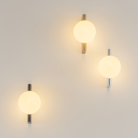 Kinkiet szklany mosiężny MOD324WL-01BS z serii Avant-garde - Lampy Maytoni