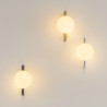 Kinkiet szklany mosiężny MOD324WL-01BS z serii Avant-garde - Lampy Maytoni
