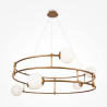 Lampa wisząca szklana brązowa 6-punktowa MOD317PL-06G z serii Balance - Lampy Maytoni