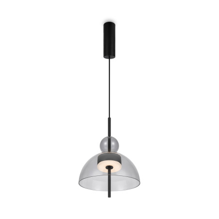 Lampa wisząca szklana czarna MOD185PL-L11B3K1 z serii Bangkok - Lampy Maytoni
