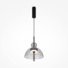 Lampa wisząca szklana czarna MOD185PL-L11B3K1 z serii Bangkok - Lampy Maytoni