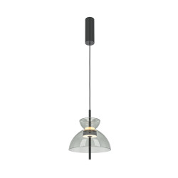 Lampa wisząca szklana czarna MOD185PL-L11B3K2 z serii Bangkok - Lampy Maytoni