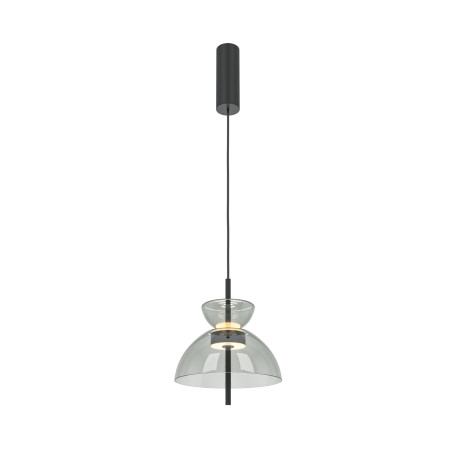 Lampa wisząca szklana czarna MOD185PL-L11B3K2 z serii Bangkok - Lampy Maytoni