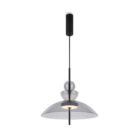 Lampa wisząca szklana czarna MOD185PL-L11B3K3 z serii Bangkok - Lampy Maytoni