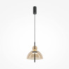 Lampa wisząca szklana czarna MOD185PL-L12CG3K1 z serii Bangkok - Lampy Maytoni