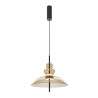 Lampa wisząca szklana czarna MOD185PL-L12CG3K3 z serii Bangkok - Lampy Maytoni