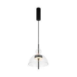 Lampa wisząca szklana czarna MOD185PL-L6B3K1 z serii Bangkok - Lampy Maytoni