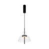 Lampa wisząca szklana czarna MOD185PL-L6B3K1 z serii Bangkok - Lampy Maytoni