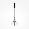 Lampa wisząca szklana czarna MOD185PL-L6B3K1 z serii Bangkok - Lampy Maytoni