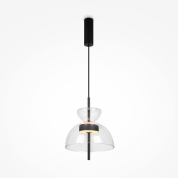 Lampa wisząca szklana czarna MOD185PL-L6B3K2 z serii Bangkok - Lampy Maytoni