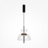 Lampa wisząca szklana czarna MOD185PL-L6B3K2 z serii Bangkok - Lampy Maytoni