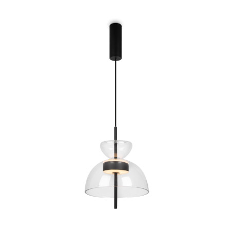 Lampa wisząca szklana czarna MOD185PL-L6B3K2 z serii Bangkok - Lampy Maytoni