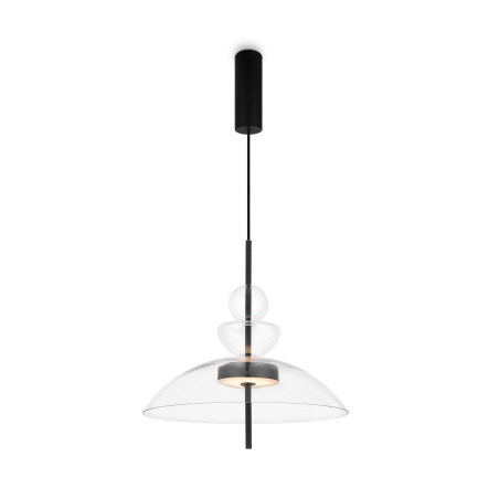 Lampa wisząca szklana czarna MOD185PL-L6B3K3 z serii Bangkok - Lampy Maytoni