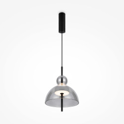 Lampa wisząca szklana czarna MOD185PL-L6B3K4 z serii Bangkok - Lampy Maytoni
