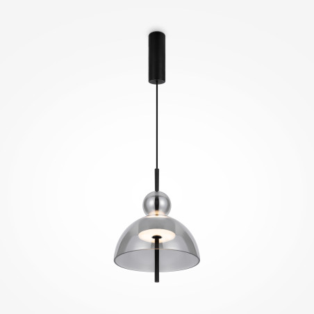 Lampa wisząca szklana czarna MOD185PL-L6B3K4 z serii Bangkok - Lampy Maytoni