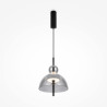 Lampa wisząca szklana czarna MOD185PL-L6B3K4 z serii Bangkok - Lampy Maytoni