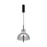 Lampa wisząca szklana czarna MOD185PL-L6B3K4 z serii Bangkok - Lampy Maytoni