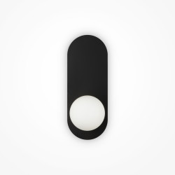 Kinkiet szklany czarny MOD419WL-01B z serii Bao - Lampy Maytoni