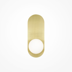 Kinkiet szklany złoty MOD419WL-01G z serii Bao - Lampy Maytoni