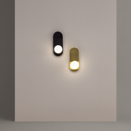 Kinkiet szklany złoty MOD419WL-01G z serii Bao - Lampy Maytoni