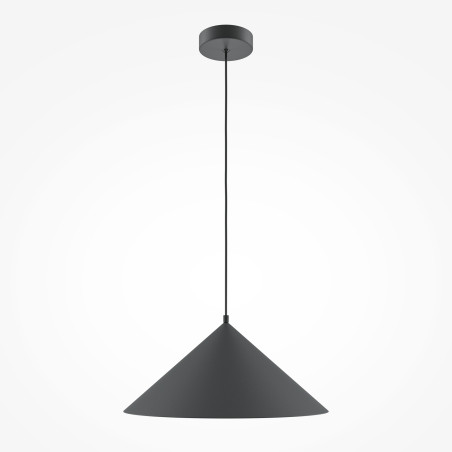 Lampa wisząca metalowa czarna MOD167PL-01B z serii Basic colors - Lampy Maytoni