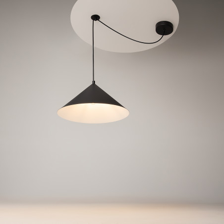 Lampa wisząca metalowa czarna MOD167PL-01B z serii Basic colors - Lampy Maytoni