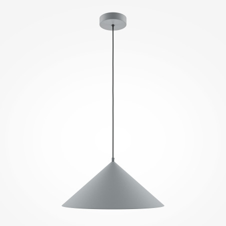 Lampa wisząca metalowa szara MOD167PL-01GR z serii Basic colors - Lampy Maytoni