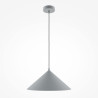 Lampa wisząca metalowa szara MOD167PL-01GR z serii Basic colors - Lampy Maytoni