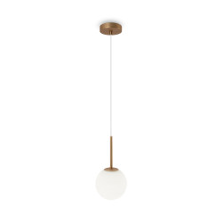 Lampa wisząca szklana złota MOD321PL-01G1 z serii Basic form - Lampy Maytoni