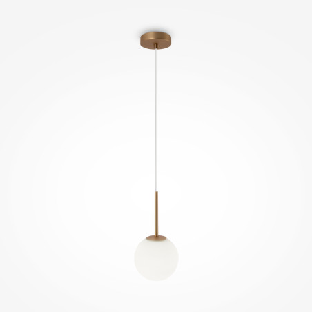 Lampa wisząca szklana złota MOD321PL-01G1 z serii Basic form - Lampy Maytoni