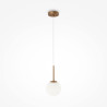 Lampa wisząca szklana złota MOD321PL-01G1 z serii Basic form - Lampy Maytoni
