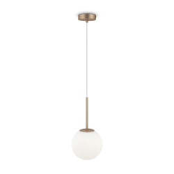 Lampa wisząca szklana złota MOD321PL-01G2 z serii Basic form - Lampy Maytoni