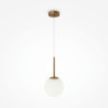 Lampa wisząca szklana złota MOD321PL-01G2 z serii Basic form - Lampy Maytoni