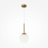 Lampa wisząca szklana złota MOD321PL-01G3 z serii Basic form - Lampy Maytoni