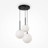 Lampa wisząca szklana czarna 3-punktowa MOD321PL-03B z serii Basic form - Lampy Maytoni