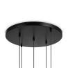 Lampa wisząca szklana czarna 5-punktowa MOD321PL-05B z serii Basic form - Lampy Maytoni