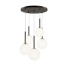 Lampa wisząca szklana czarna 5-punktowa MOD321PL-05B z serii Basic form - Lampy Maytoni