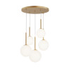 Lampa wisząca szklana złota 5-punktowa MOD321PL-05G1 z serii Basic form - Lampy Maytoni